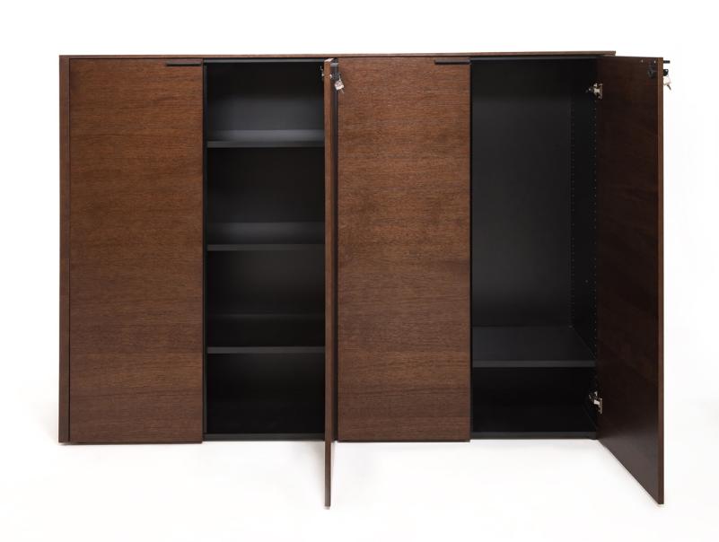 Шкаф средний комбинированный для бумаг/одежды Rail SET_Wardr+Bookcase_RT
