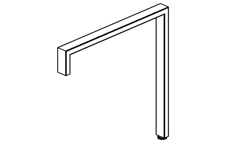 Опора Г-образная Metal System Style (аксессуар) БАА.ОГ-Л