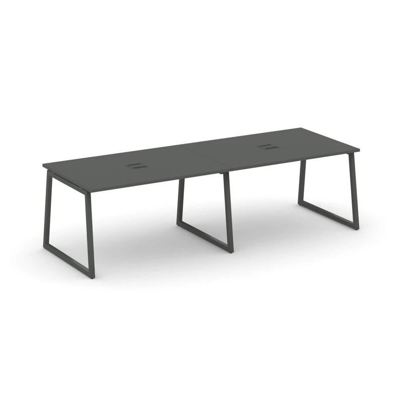 Стол для переговоров на металлокаркасе Style Project Fusion (металл антрацит) SN-4T1.SPRG-012