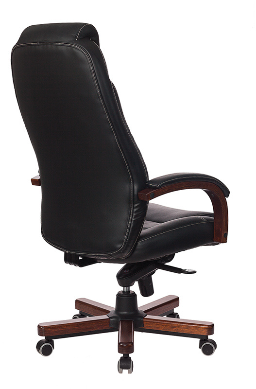 Кресло руководителя Бюрократ T-9923WALNUT кожа