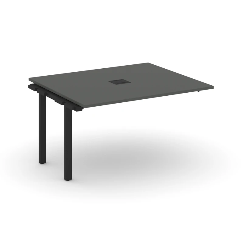 Сектор переговорного стола на металлокаркасе (П-59х59 черный) Style Project Next SN-59P.NSPRG-034