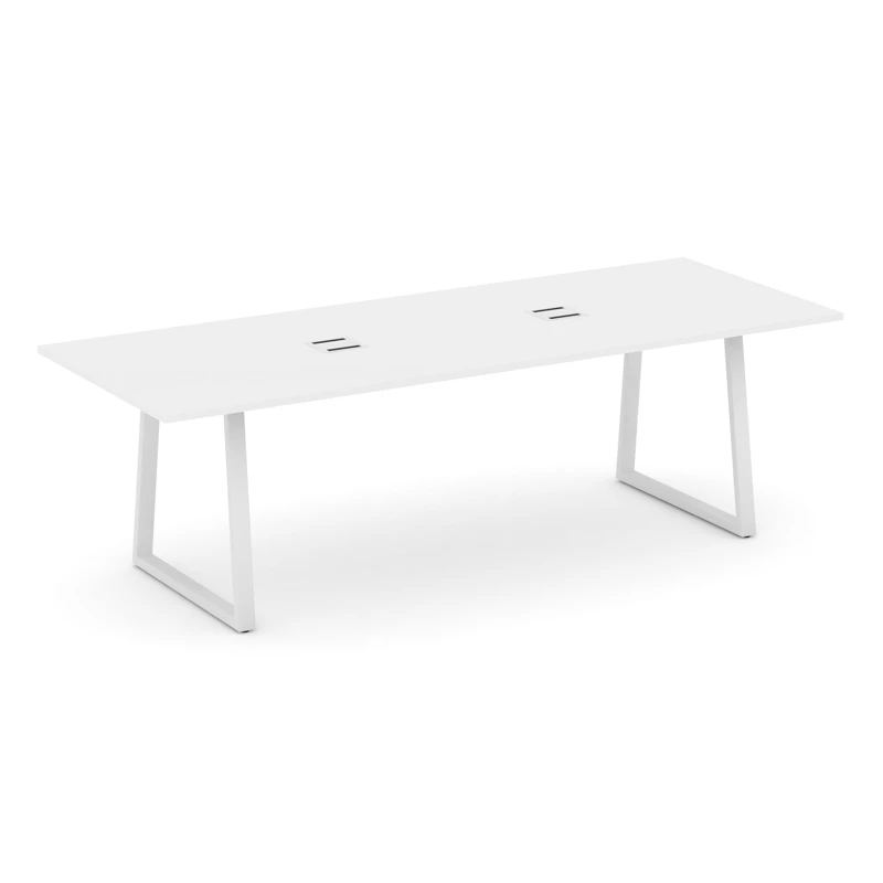 Стол для переговоров на металлокаркасе (АО-60x30 белый) Style Project Direct SN-6T1.SPRG-258