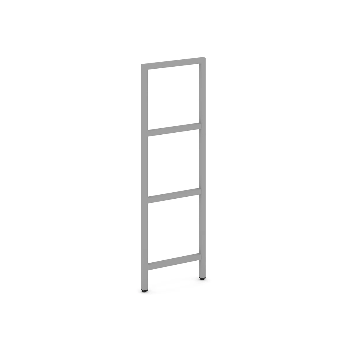 Перегородка стеллажа 3 яруса проходная Shelf System (металл белый) SN.MSP-3