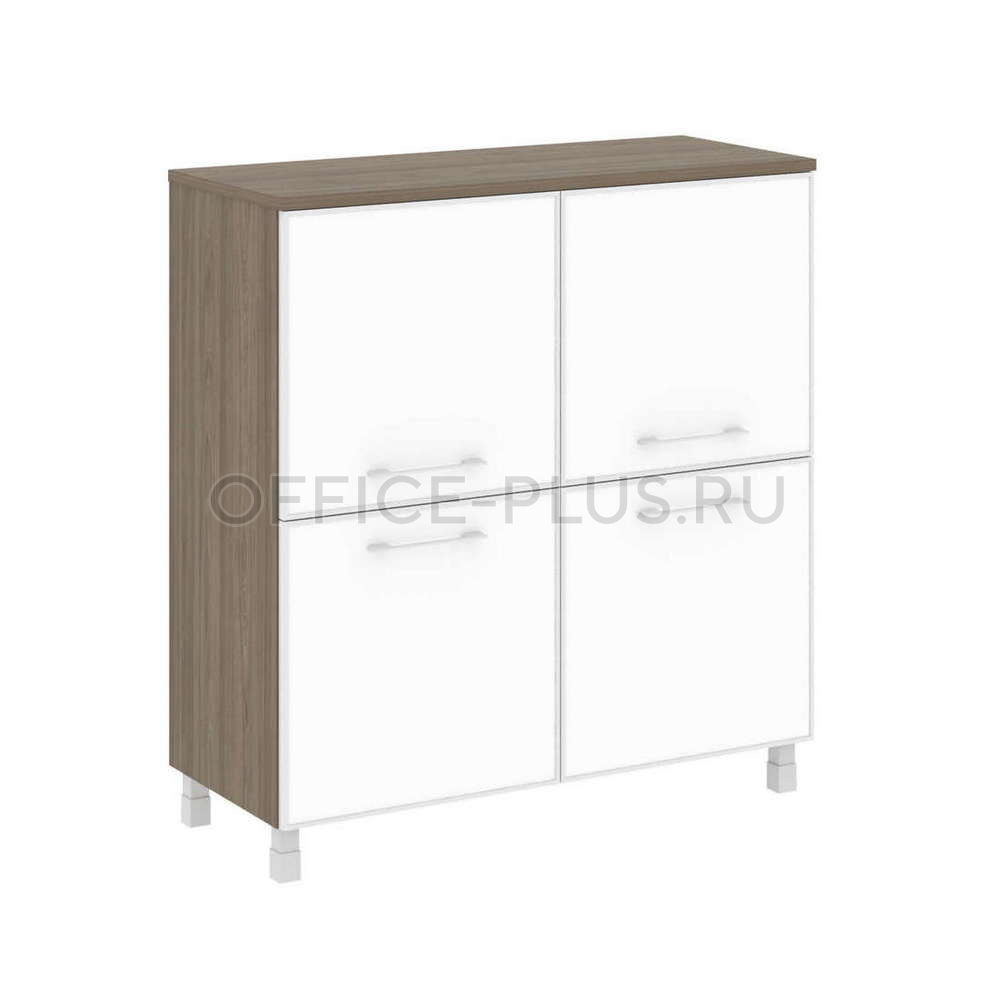 Шкаф средний Yalta LT.SD-1.2R White/Black