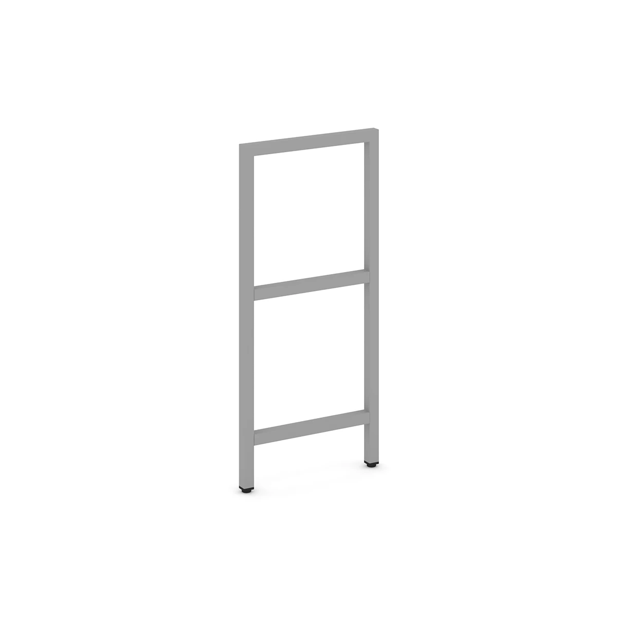 Боковина стеллажа 2 яруса правая завершающая Shelf System (металл белый) SN.MSZ-2(R)