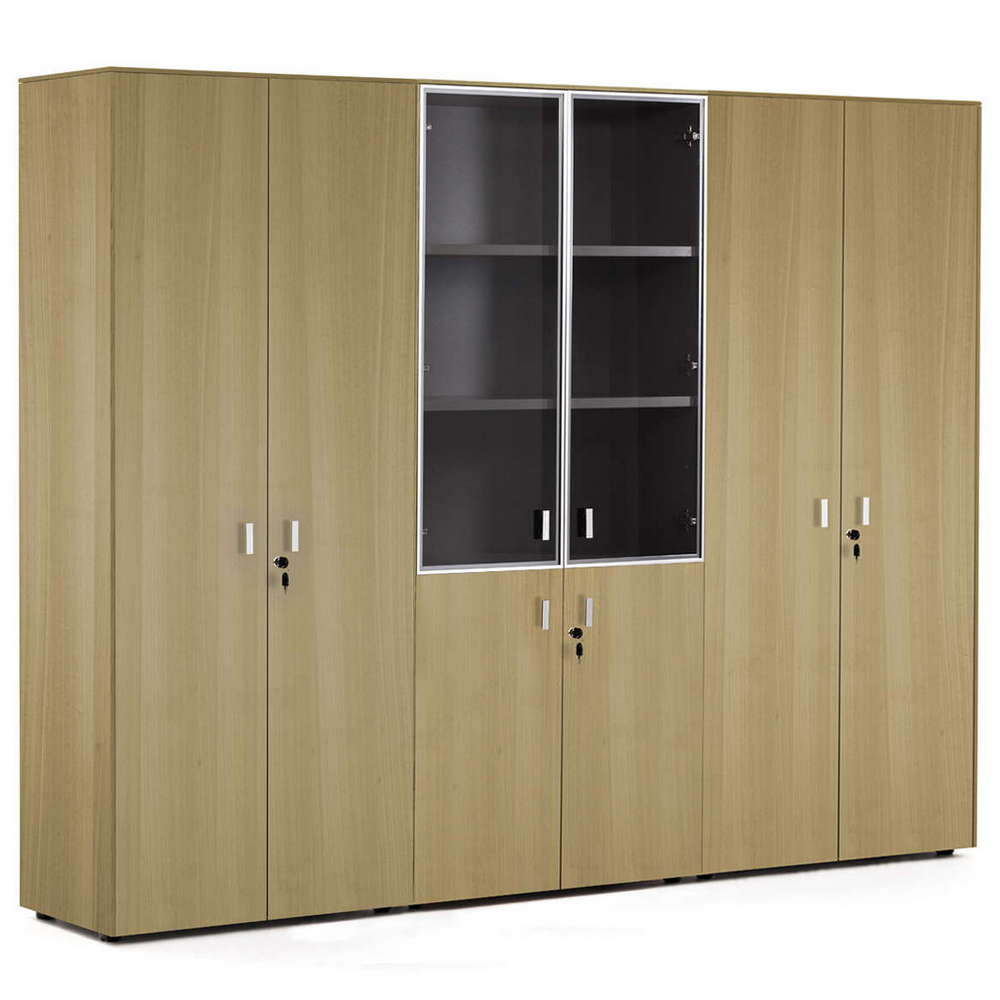 Шкаф высокий тройной комбинированный (с гардеробом) Enzo 109 733 ECL