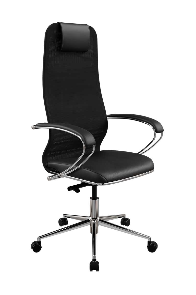 Кресло METTA ErgoLife SynchroSit 8 B1-13K - Сетка(X2)+ЭкоКожа(Экстра)
