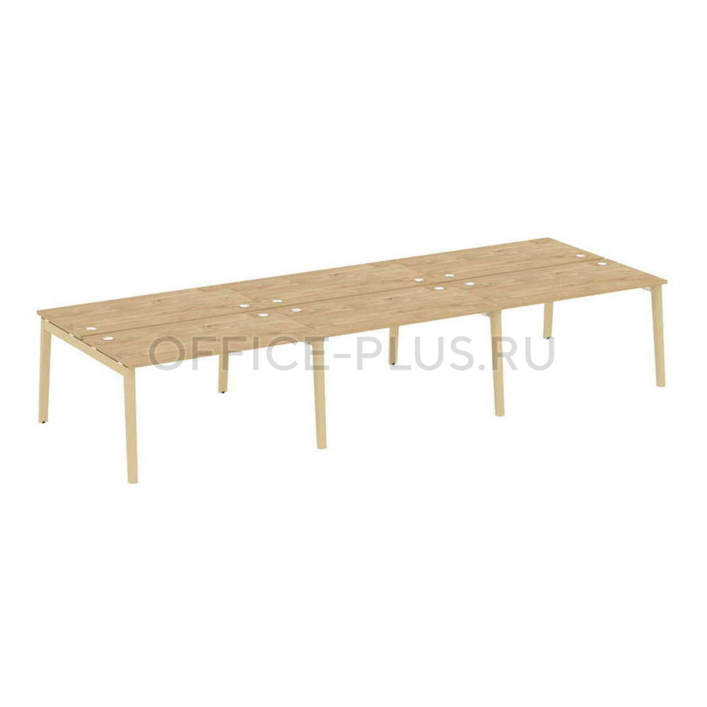 Рабочая станция 6 мест Onix wood OW.D.RS-6.3.7