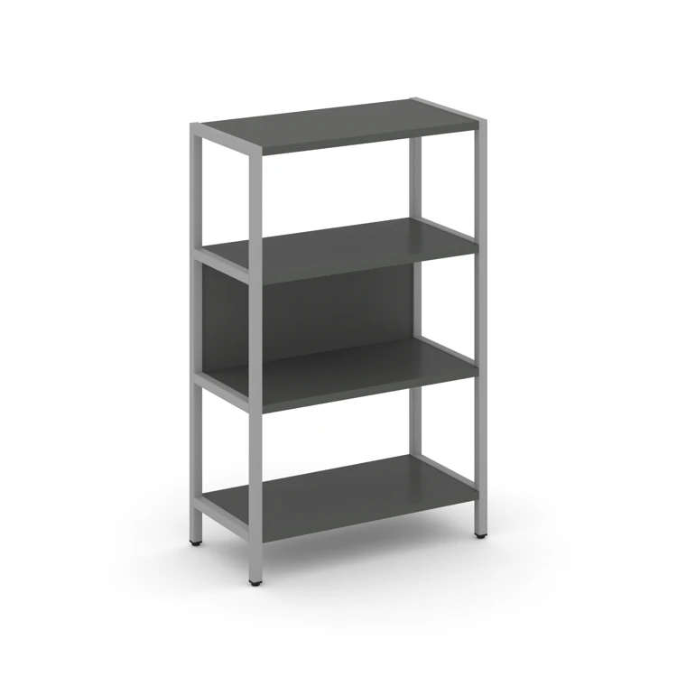 Односекционный стеллаж трехярусный Shelf System (металл серый) SN.STM-311