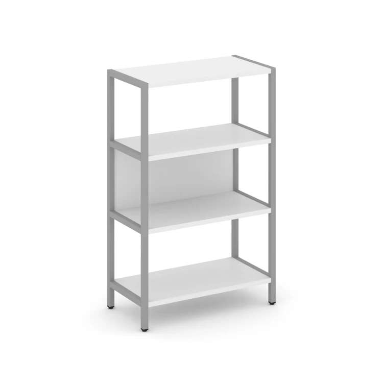 Односекционный стеллаж трехярусный Shelf System (металл серый) SN.STM-311