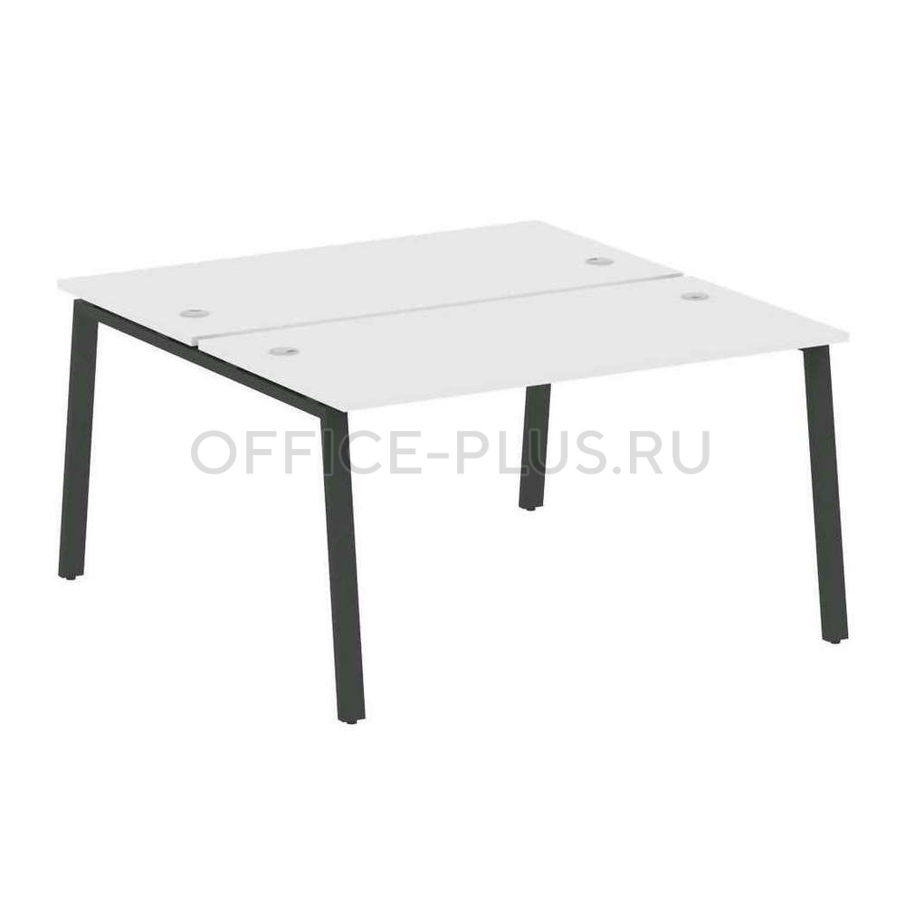 Рабочая станция 2 места Metal System Style на металлокаркасе БА.РАС-СП-2.3