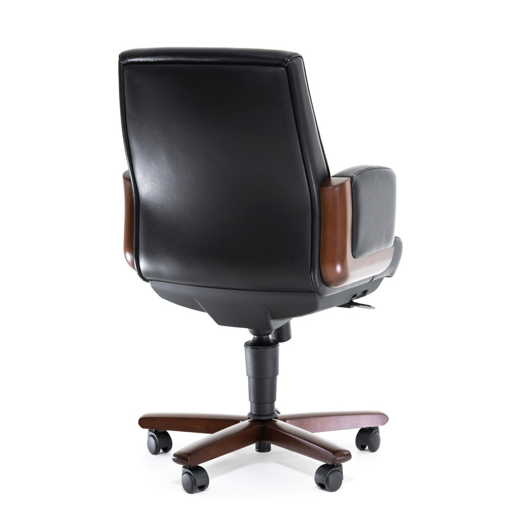 Кресло для руководителя Profooffice Dico Wood B кожа