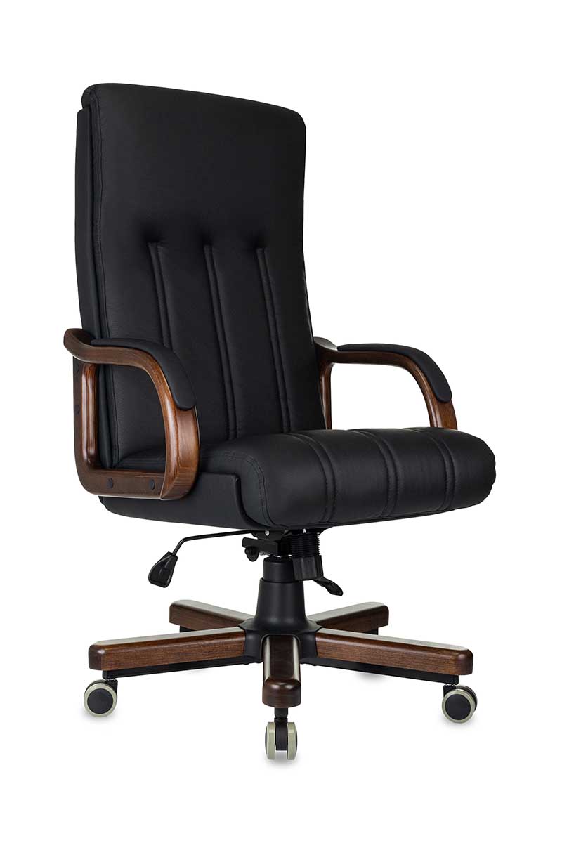 Кресло руководителя Бюрократ T-9932Walnut кожа