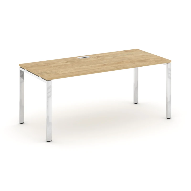 Стол руководителя на металлокаркасе (П-60x30) Style Project Direct Lux M-SN-6P.SR-013.M