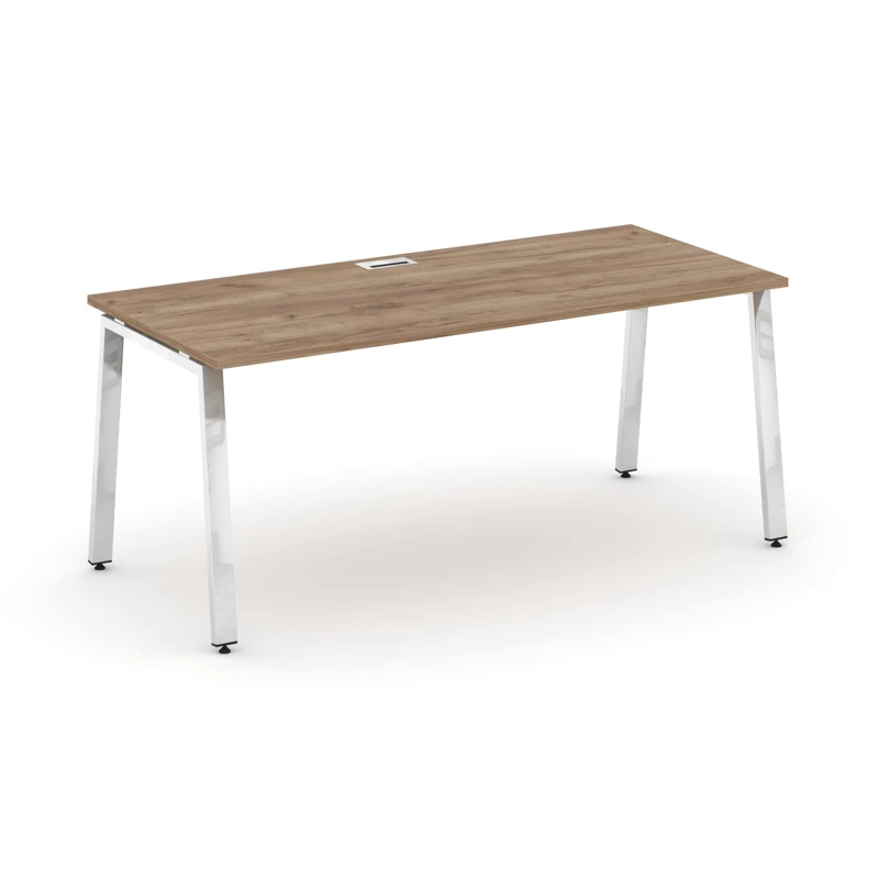Стол руководителя на металлокаркасе (А-60x30) Style Project Direct Lux M-SN-6A.SR-025.M