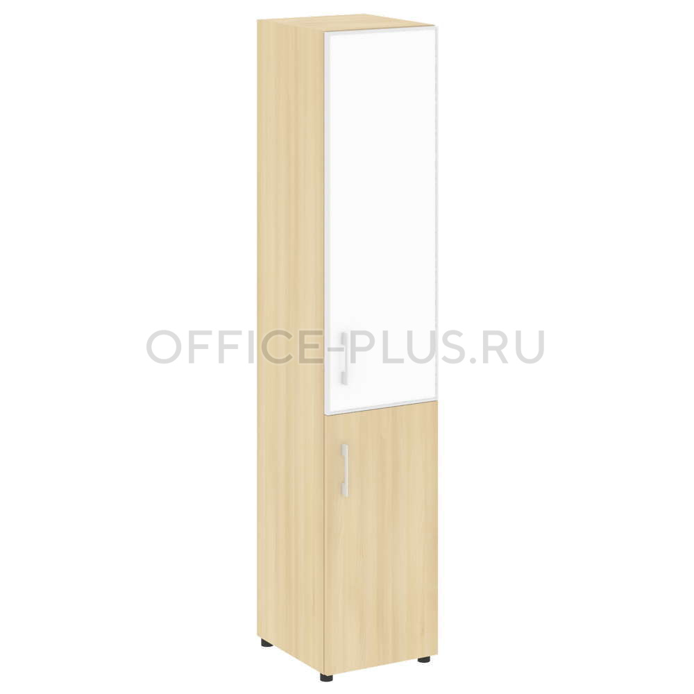 Шкаф пенал высокий Yalta LT.SU-1.2R R White/Black