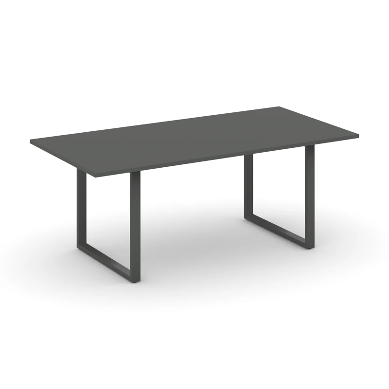 Стол для переговоров на металлокаркасе (О-60x30 антрацит) Style Project Direct SN-6O.SPRG-198.3