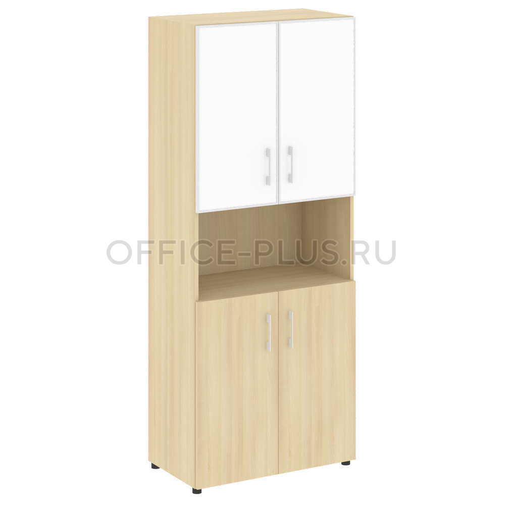 Шкаф высокий Yalta LT.ST-1.4 R White/Black