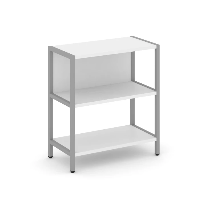 Односекционный стеллаж двухярусный Shelf System (металл серый) SN.STM-211