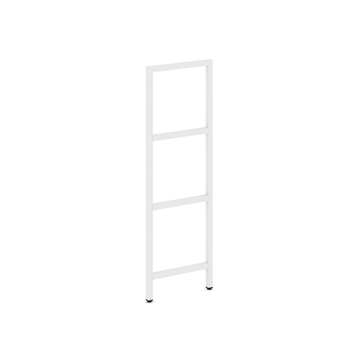 Боковина стеллажа 3 яруса левая завершающая Shelf System (металл белый) SN.MSZ-3(L)