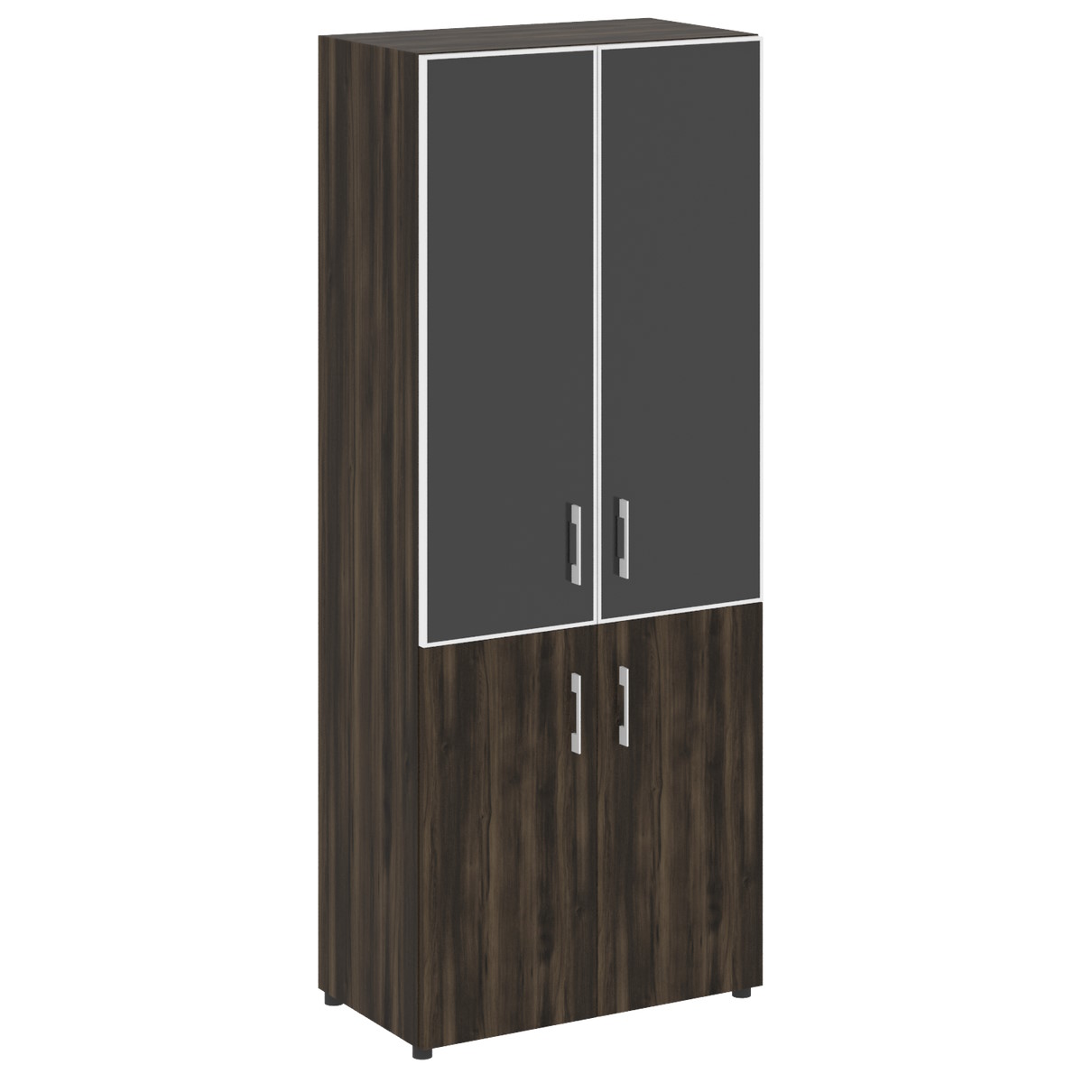 Шкаф высокий Yalta LT.ST-1.2R White/Black