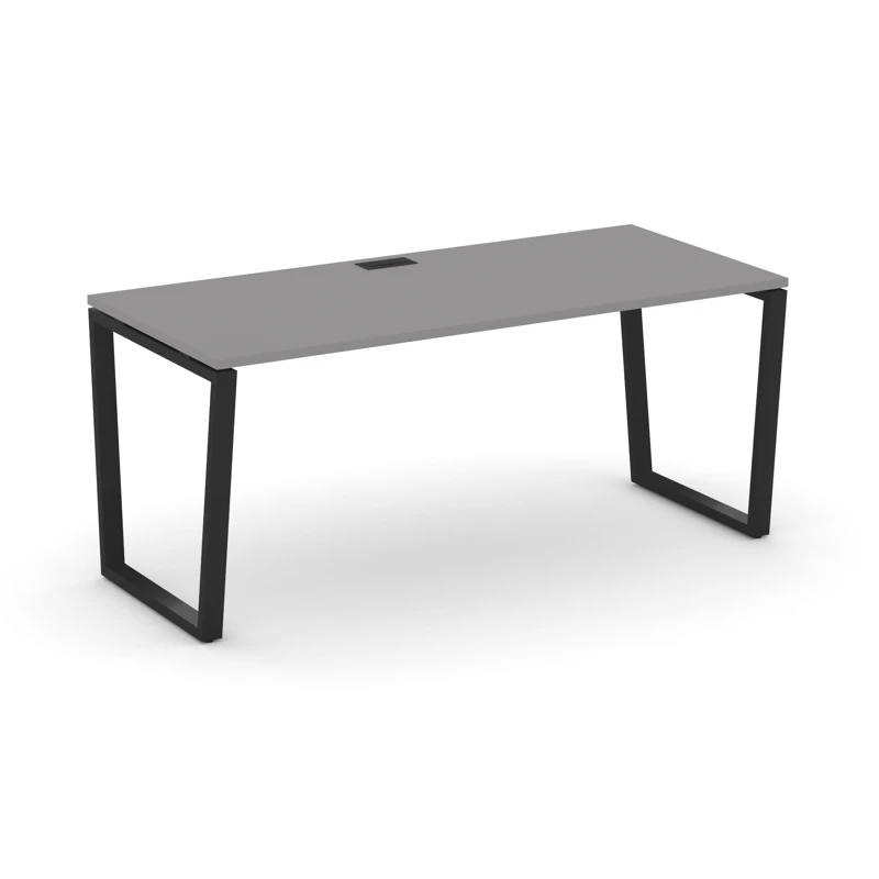 Стол руководителя на металлокаркасе (VО-60x30 черный) STYLE PROJECT DIRECT SN-6T2.SR-013.M