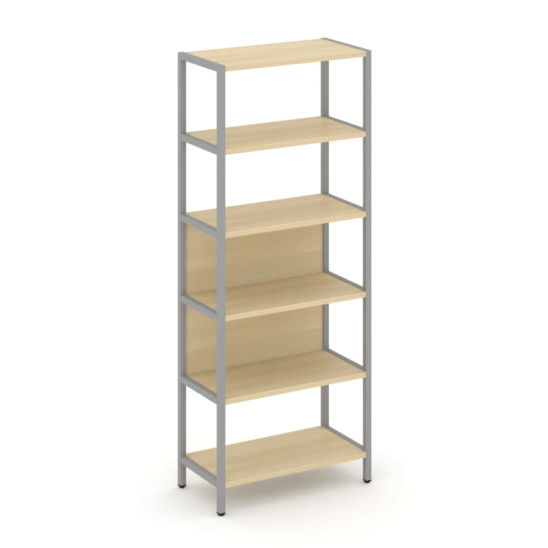 Односекционный стеллаж пятиярусный Shelf System (металл серый) SN.STM-511