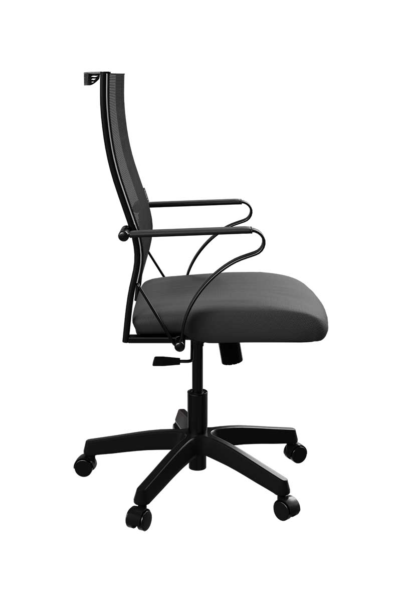 Кресло METTA ErgoLife Sit Air 24/7 B2-281K - Сетка(Италия)+ОбивкаUMF(X1) черный пластик