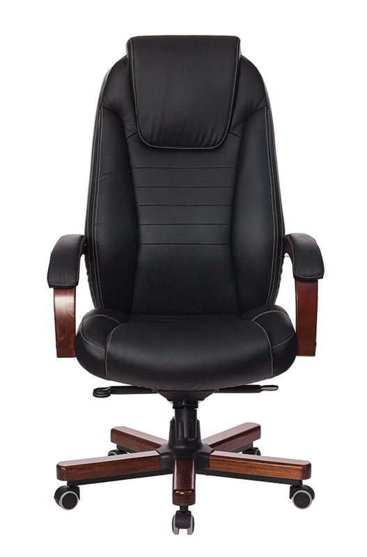 Кресло руководителя Бюрократ T-9923WALNUT кожа