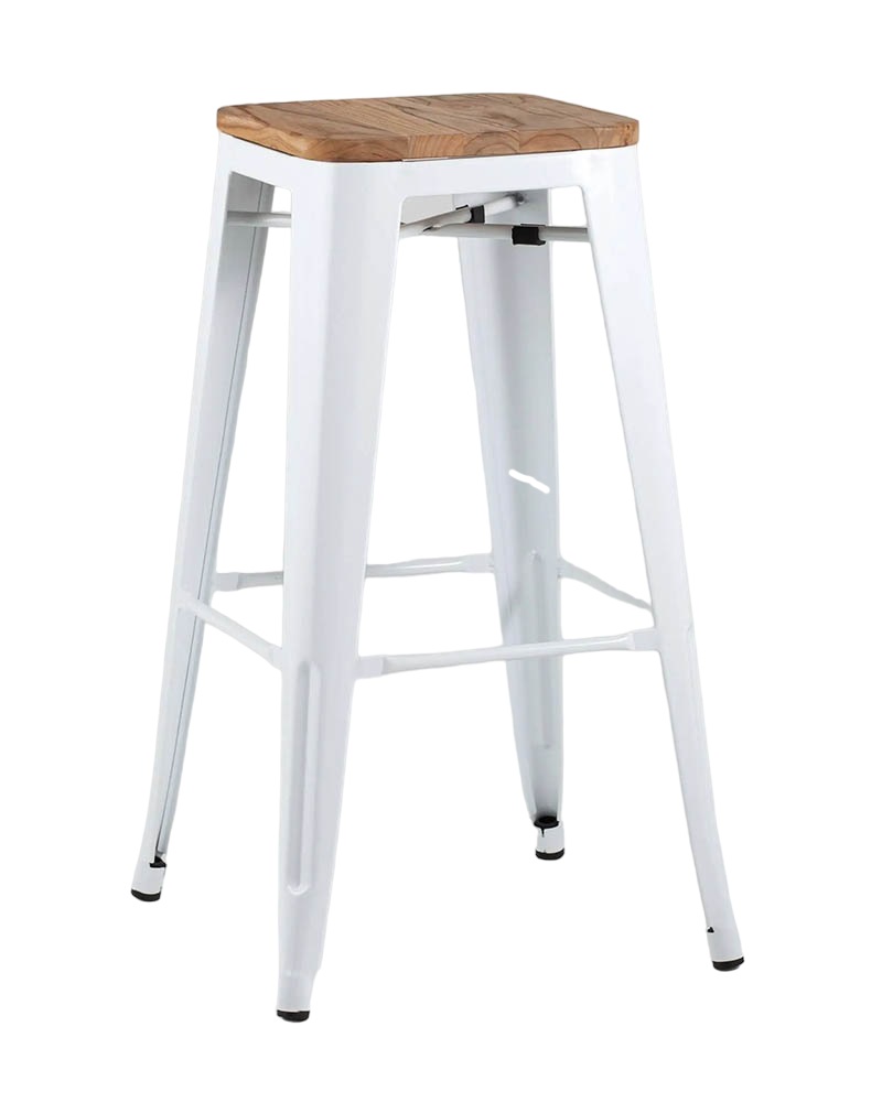 Стул барный Stool Group Tolix Wood дерево