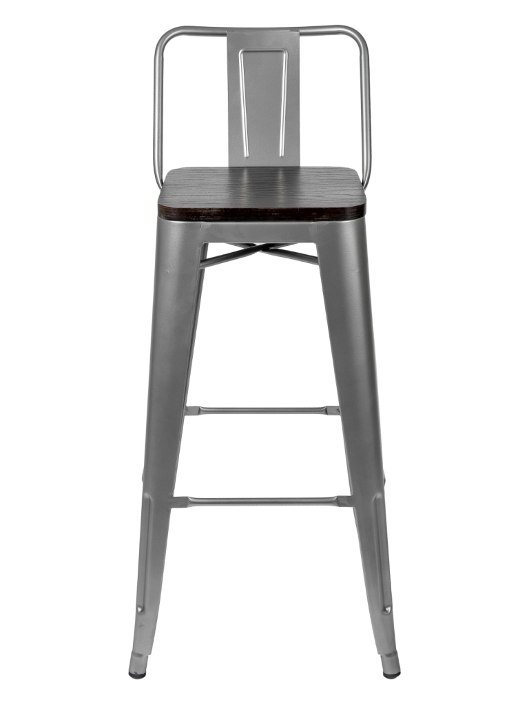 Стул барный Stool Group Tolix Wood со спинкой дерево