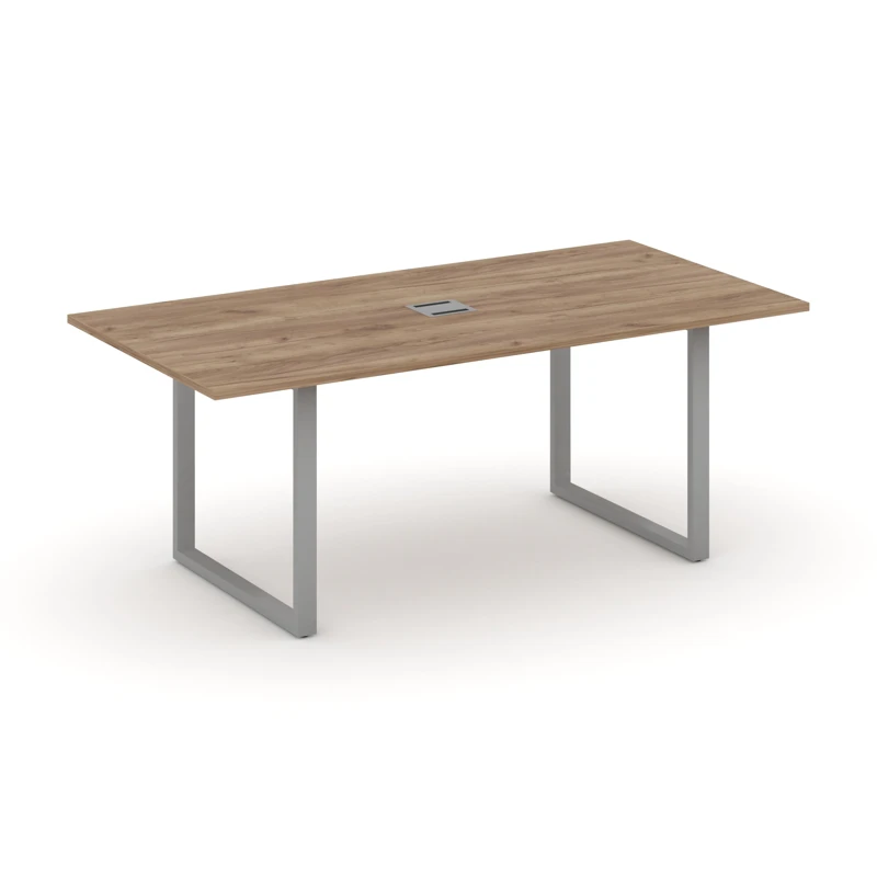 Стол для переговоров на металлокаркасе (О-60x30 серый) STYLE PROJECT DIRECT SN-6O.SPRG-198