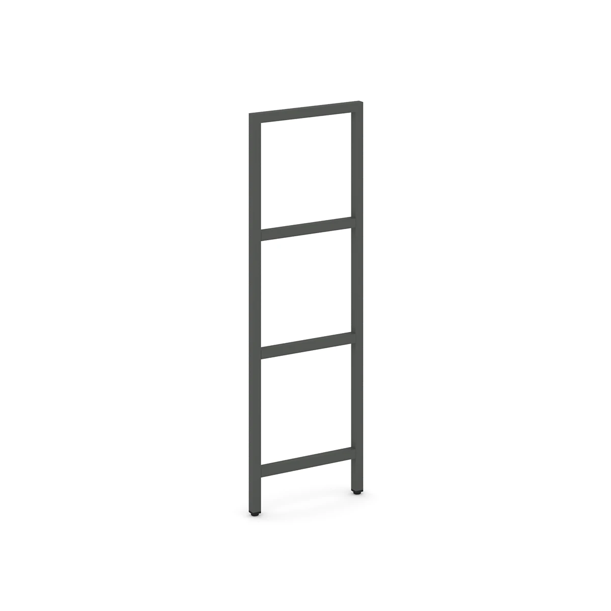 Боковина стеллажа 3 яруса левая завершающая Shelf System (металл белый) SN.MSZ-3(L)