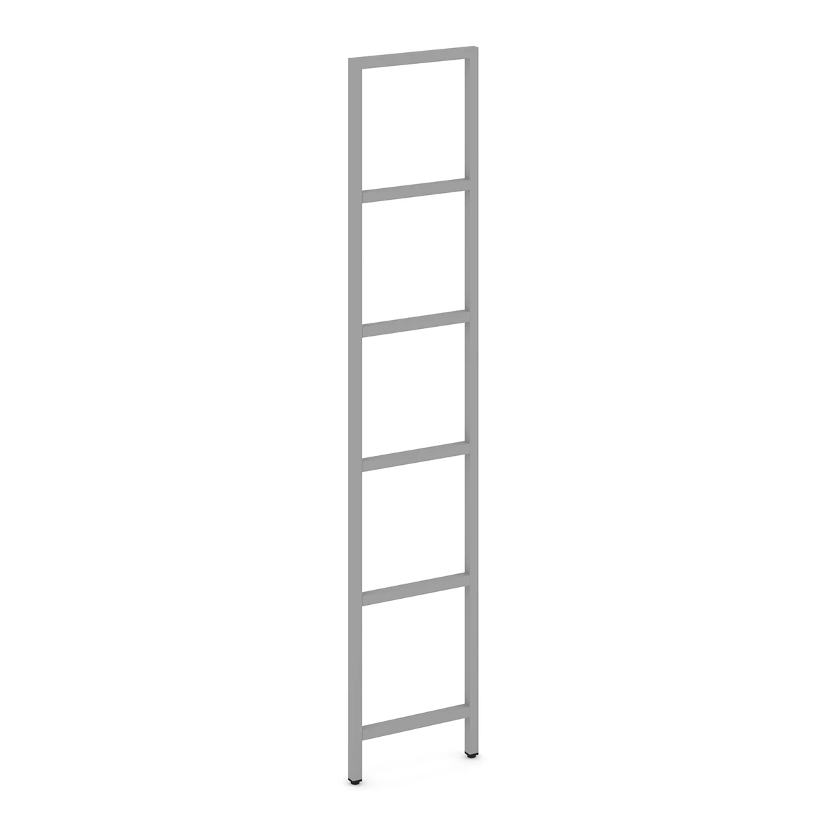 Перегородка стеллажа 5 ярусов проходная Shelf System (металл белый) SN.MSP-5