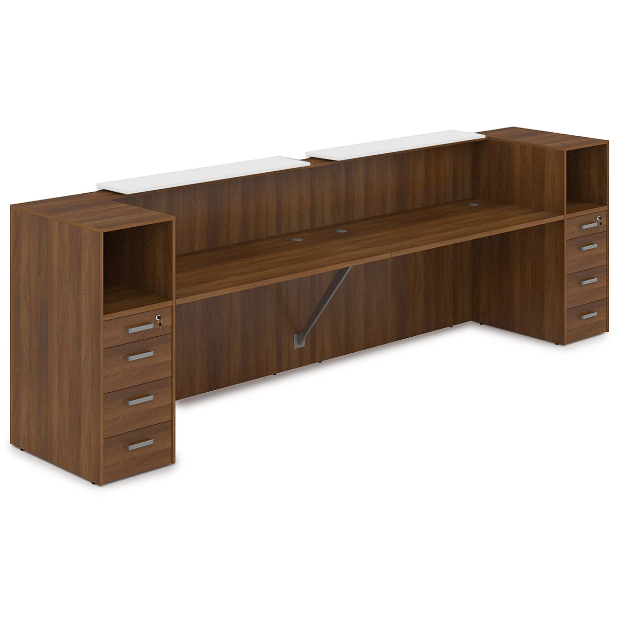 Комплект с фартуком ЛДСП (без подсветки) Lounge 1КРТ-ДС.005