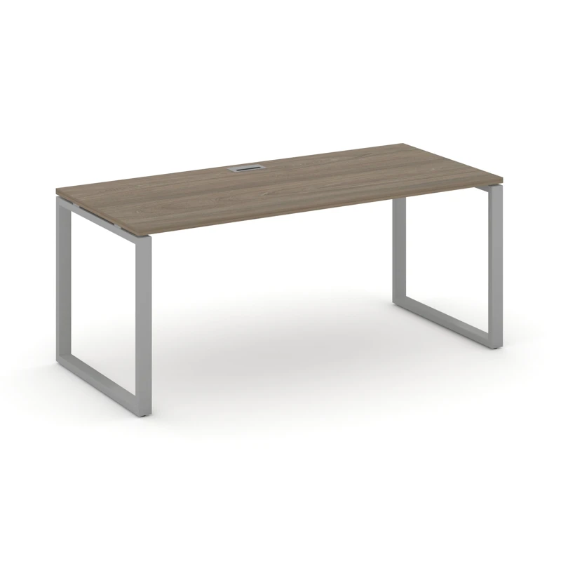 Стол руководителя на металлокаркасе (О-60x30 серый) STYLE PROJECT DIRECT SN-6O.SR-025.M