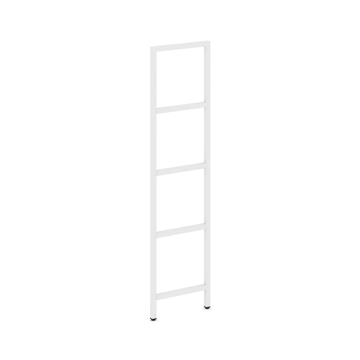 Боковина стеллажа 4 яруса левая завершающая Shelf System (металл белый) SN.MSZ-4(L)