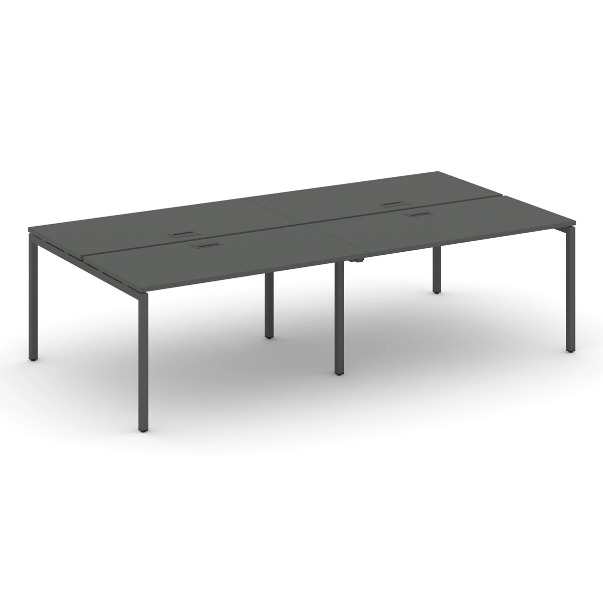 Рабочая станция на металлокаркасе (П-40x40) Стайл Проджект SN-4P.DRS-031