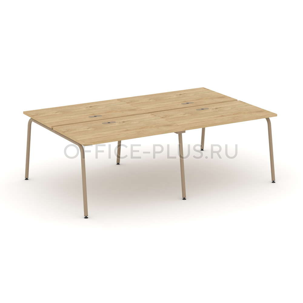 Рабочая станция 4 места на металлокаркасе Estetica ES.D.RS-4.2-LK