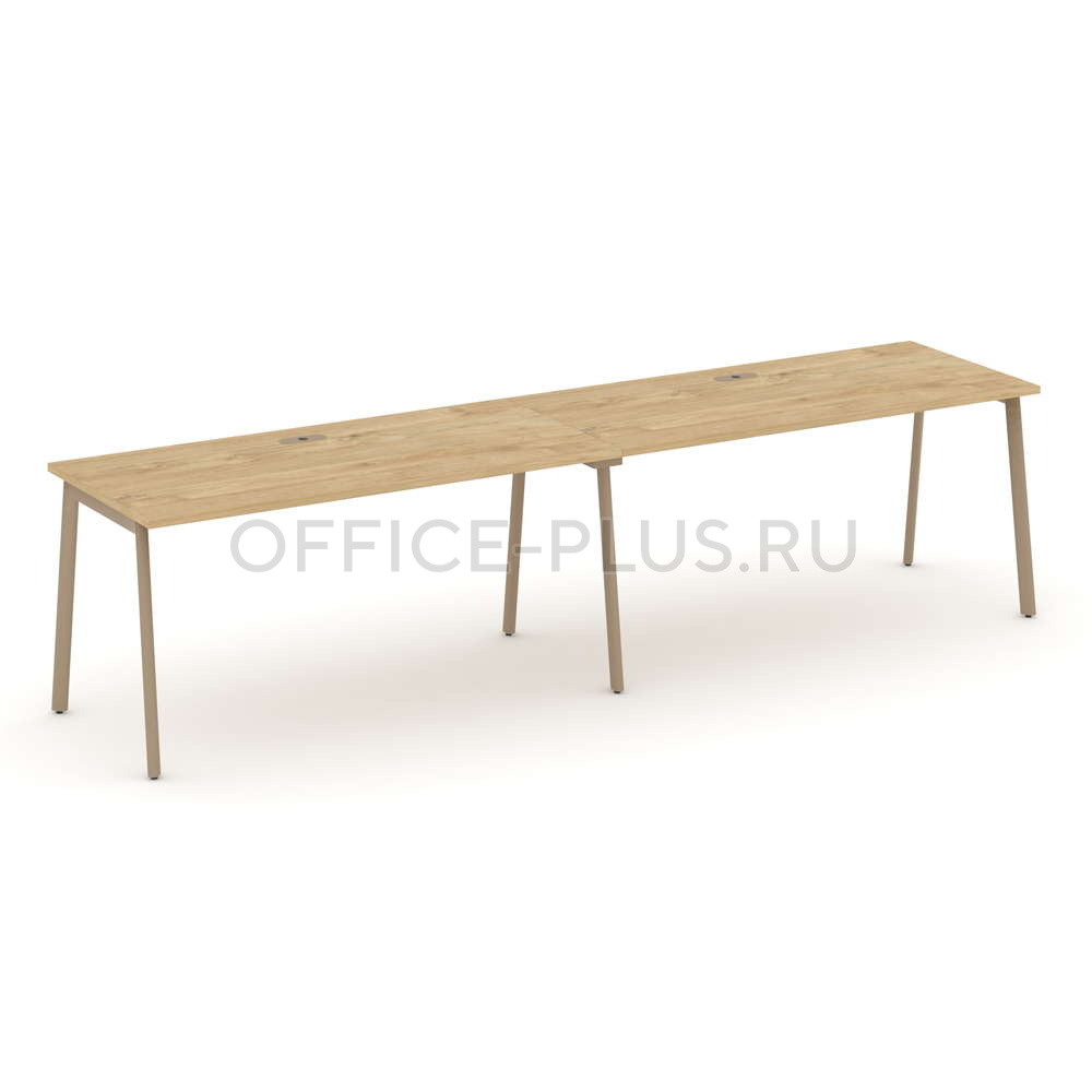 Рабочая станция 2 места на металлокаркасе Estetica ES.RS-2.4-LP