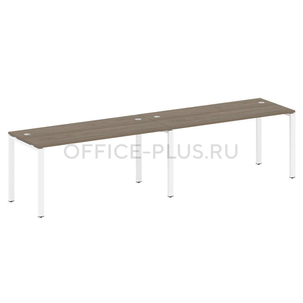 Рабочая станция 2 места Metal System Style на металлокаркасе БП.СМ-2.4