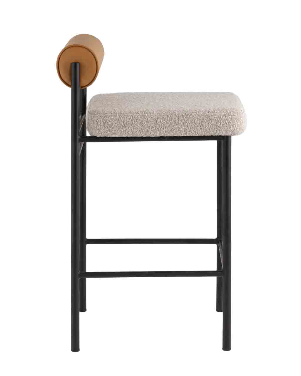 Стул полубарный Stool Group Балла ткань/экокожа
