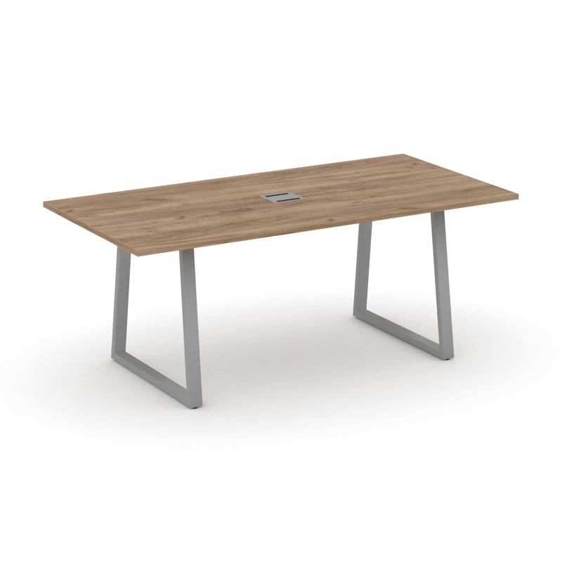Стол для переговоров на металлокаркасе (АО-60x30 серый) STYLE PROJECT DIRECT SN-6T1.SPRG-198