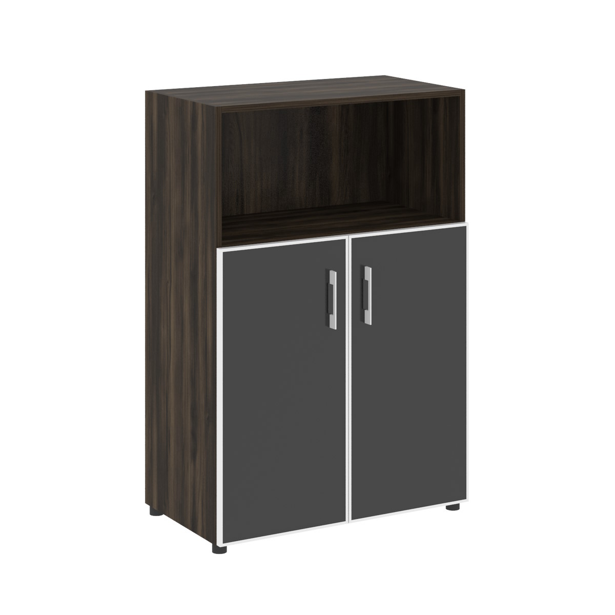 Шкаф средний Yalta LT.ST-2.2 R White/Black