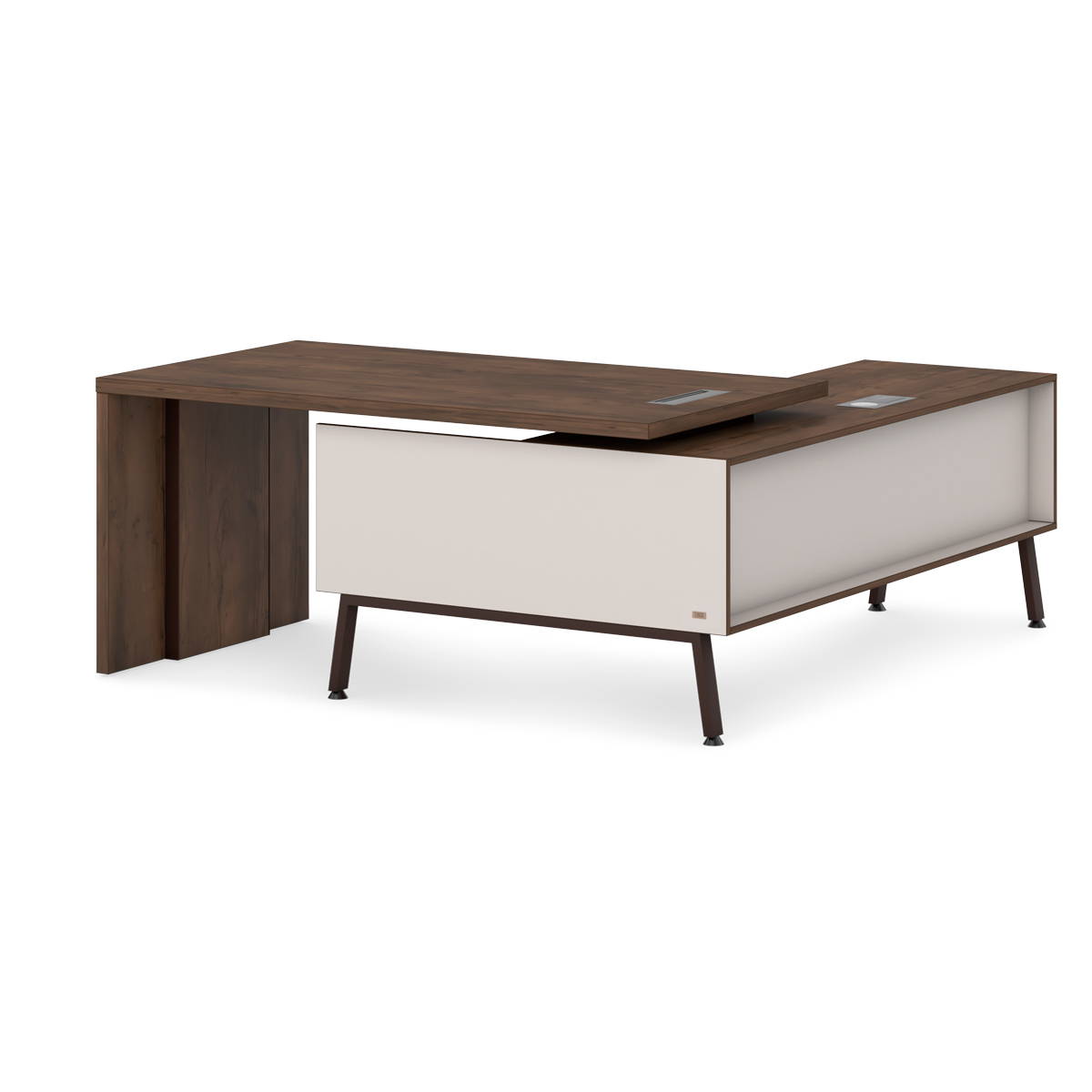 Стол руководителя с тумбой Lavana Supreme T-116л/пр