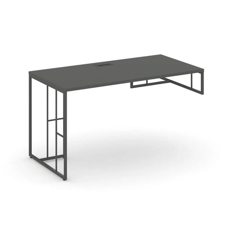 Стол рабочий на металлокаркасе для опорной тумбы правый Rift RF.SPOT-003 (R)