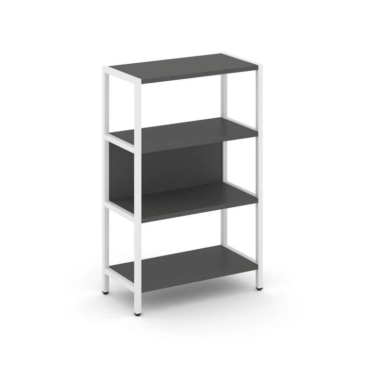 Односекционный стеллаж трехярусный Shelf System (металл белый) SN.STM-311