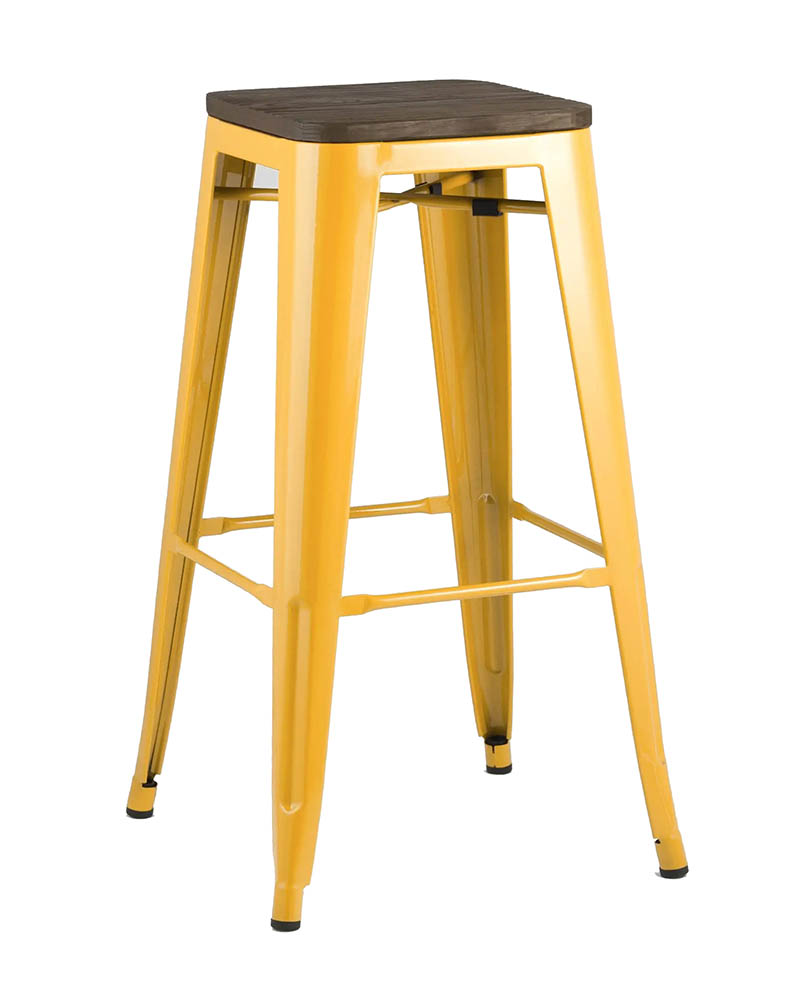 Стул барный Stool Group Tolix Wood дерево