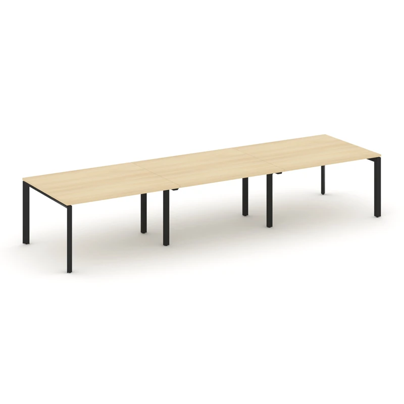 Стол для переговоров на металлокаркасе (П-59х59 черный) Style Project Next SN-59P.SPRG-054.3