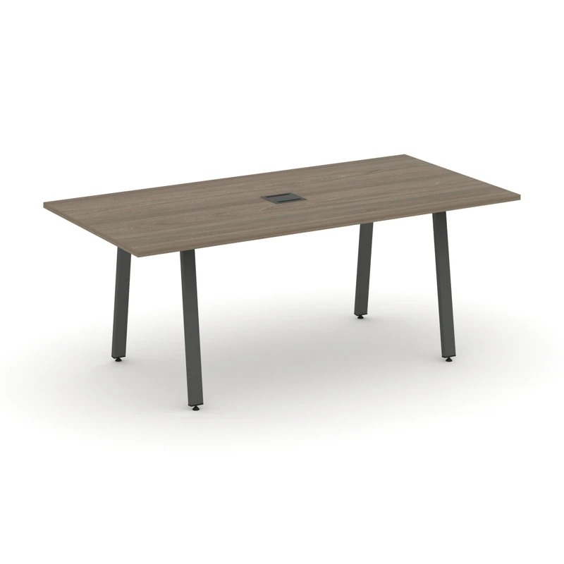 Стол для переговоров на металлокаркасе (А-60x30 антрацит) Style Project Direct SN-6A.SPRG-198